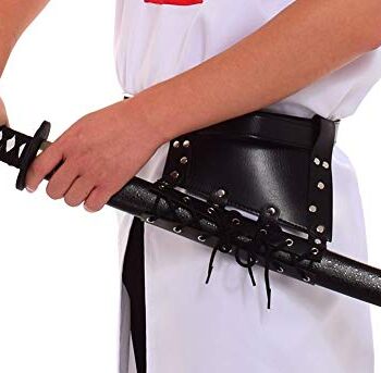 BLESSUME Uchwyt na miecz z paskiem do średniowiecznego Cosplay LARP, c