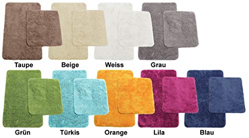 Brandsseller dywaniki łazienkowe, zestaw 2-częściowy, składa się z dyw - obrazek 2