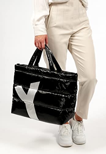 SURI FREY Shopper Melany 13463 damskie torebki dwukolorowe czarne 100 One Size, czarny 100, jeden rozmiar - obrazek 6