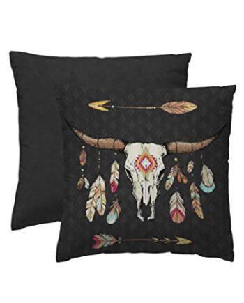 Poduszka Velvet Głowa z wypełnieniem, 45x45 cm