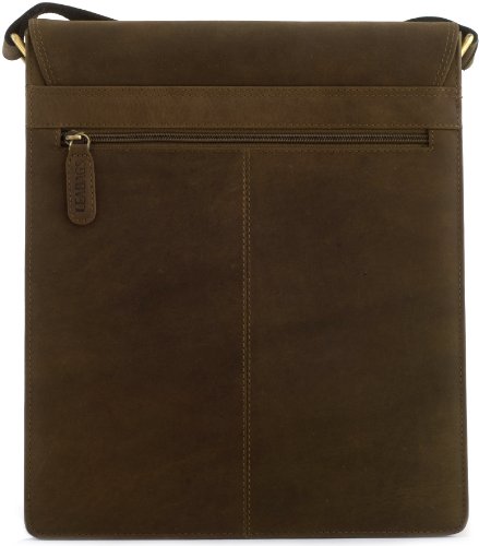 LEABAGS London skórzana torba na ramię I torba na laptopa do 13 cali I - obrazek 5