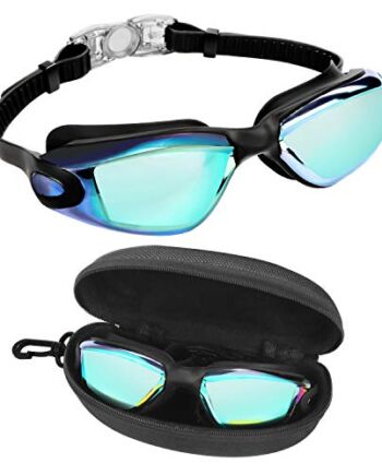 Gogle pływackie - gogle pływackie dla dorosłych z ochroną przed promie