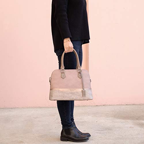 David Jones - Damska Bugatti Torebka - Bowling Torba Skórzana PU - Tot - obrazek 7