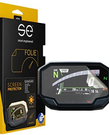 se® folia ochronna 3D [2 sztuki] kompatybilna z kokpitami Kawasaki, folia ochronna na prędkościomierz, folia ochronna na wyświetlacz HD, ochrona przed zarysowaniami, matowa folia na prędkościomierz, do wyświetlania instrumentów