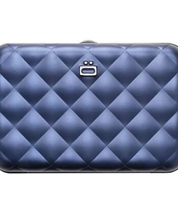 Ögon Smart Wallets - Aluminiowy portfel Quilted Button - Kobiety - Etu