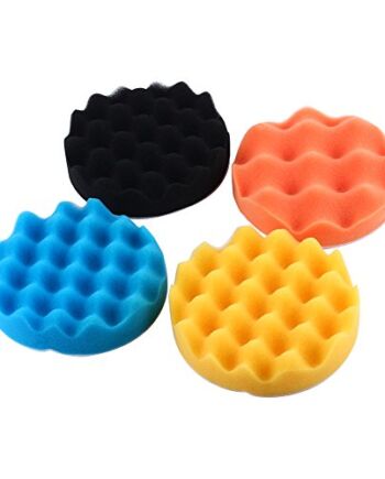 4 szt.6-calowa gąbka do polerowania samochodów wosk do polerowania podkładki z pianki