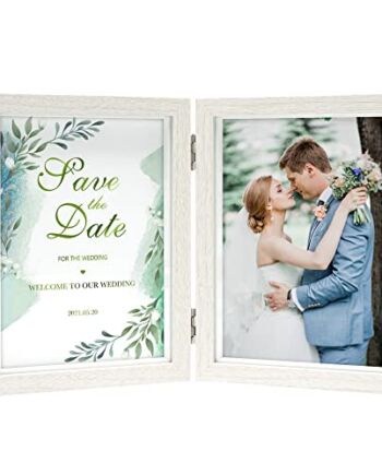 Afuly Podwójna ramka na zdjęcia 13x18 Biała na 2 zdjęcia Kolaż Ramka n