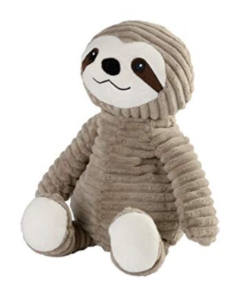 Warmies® Poduszka rozgrzewająca/maskotka "Pure Faultier" wyjmowana jeleń wypełnienie lawendowe 30 cm 500 g