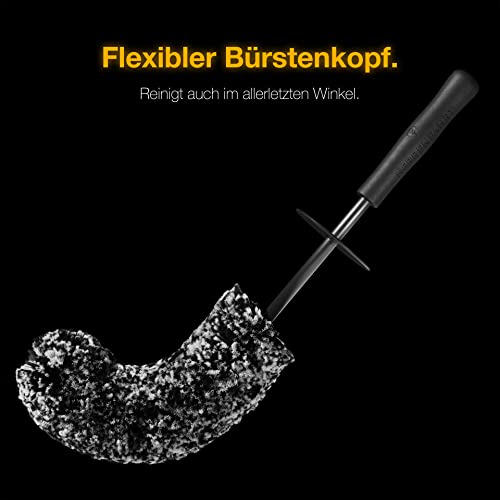 HERRENFAHRT Giętka szczotka do felg, elastyczna głowica szczotki do dokładnego czyszczenia bez zarysowań i dociera nawet do trudno dostępnych miejsc w gnieździe felgi, szczotka do felg samochodowych z mikrofibry - obrazek 8