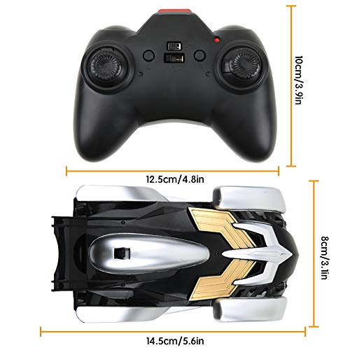 Samochód zdalnie sterowany samochód z funkcją wspinania się na ścianę, podwójny tryb, rotacja 360°, samochód z możliwością ponownego ładowania, zabawka dla dzieci - obrazek 2