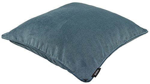 Poszewka na poduszkę z aksamitu w kolorze petrol, matowa, paspelowana, 43 cm x 43 cm. Z luksusowej kolekcji McAlister - obrazek 9