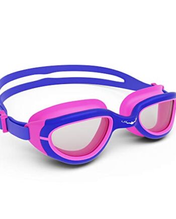 AqtivAqua JR Okulary Pływackie dla Dzieci // Przeciw Mgielny - Ochrona UV - Miękkie Silikonowe Uszczelki