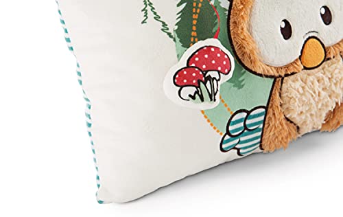 NICI Owlino Mała Sowa Poduszka Przytulanka – The Owlsons Przytulanki Poduszki dla Dziewczynek, Chłopców i Niemowląt - Puszyste Prostokątne Poduchy, 43 x 25 cm - obrazek 4