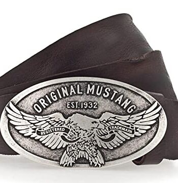 MUSTANG Męski pasek skórzany MG2069R13 40 mm szerokość paska 80-120 cm długość