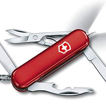 Victorinox Taschenmesser Midnite Manager (10 Funktionen, LED-Licht, Sc