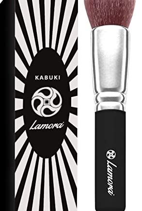 Kabuki pędzel do makijażu, do podkładu, pędzel kosmetyczny, idealny do kremowego, pudru lub płynnego podkładu, gęste, syntetyczne włosie premium bez wypadania – super pomysł na prezent