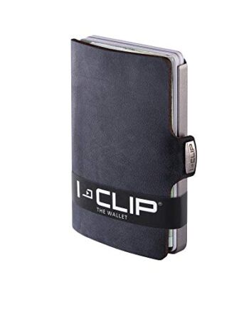 I-CLIP Original Slim Wallet skórzany portfel - portfel Premium - portf