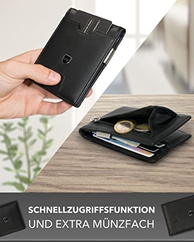 Kronenschein® - Portfel męski z klipsem na pieniądze - portfel RFID - - obrazek 6