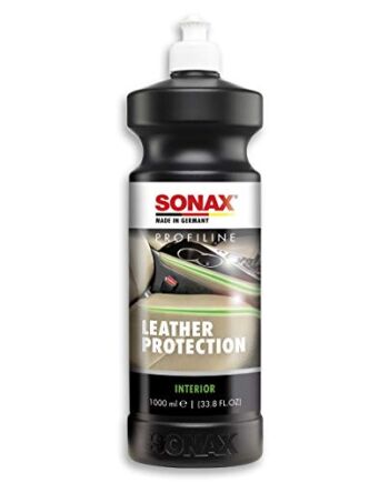 SONAX PROFILINE Ochrona skóry (1 litr) – bezwoskowy krem do pielęgnacji skóry z ochroną UV dla gładkiej skóry. Przywraca oryginalny kolor skóry, numer artykułu: 02823000