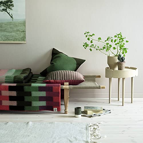 Roros Tweed - Model Asmund Bold - Poduszka we wzorze 104152 fioletowo-żółty - obrazek 2