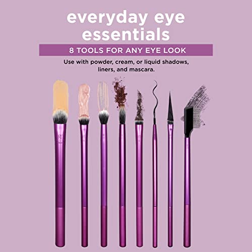 Real Techniques Everyday Eye Essentials Zestaw Pędzli do Makijażu, Fio - obrazek 16