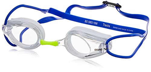 Arena Mężczyźni Tracks 92341-31-NS Okulary Pływackie, Niebieski, 5 x 1