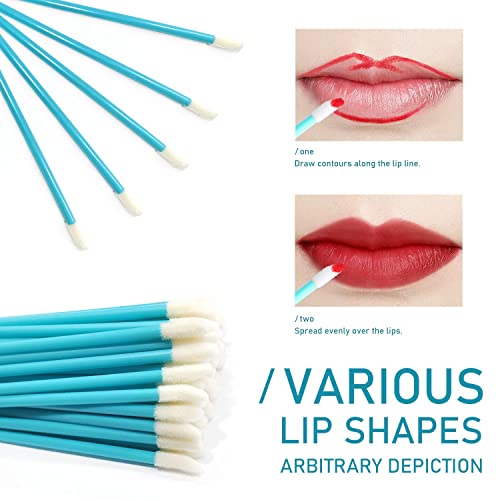 150 sztuk jednorazowych sztyftów do tuszu do rzęs, pędzle do ust i mik - obrazek 3