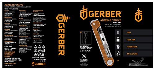 Gerber 1052449 narzędzie wielofunkcyjne, pomarańczowy - obrazek 3