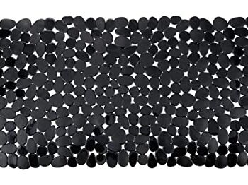 Wenko Bath Paradise antracytowa antypoślizgowa mata prysznicowa z przy