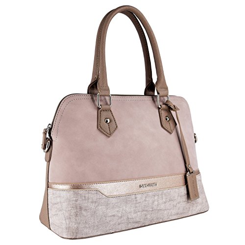 David Jones - Damska Bugatti Torebka - Bowling Torba Skórzana PU - Tot - obrazek 6