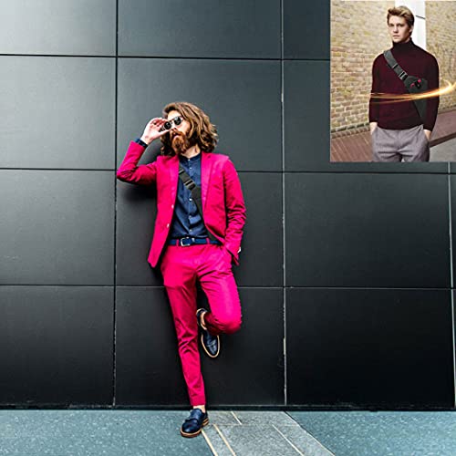 Torba crossbody unisex antykradzieżowa szarfa - obrazek 2