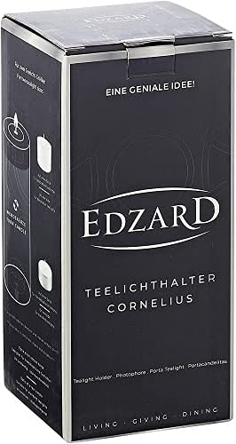 EDZARD Świecznik na świeczki typu tealight Cornelius Pine do podgrzewa - obrazek 8