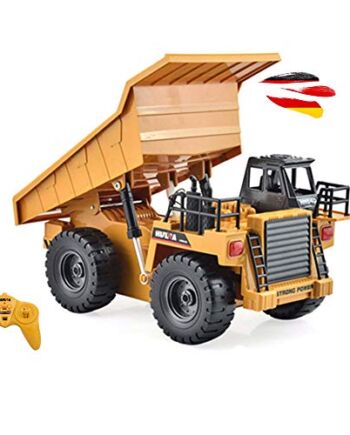 HSP Himoto RC zdalnie sterowany wywrotka do głębokiego ładowania Dump Truck 2,4 GHz Edition, uchylna powierzchnia ładowania i wiele innych, kompletny zestaw z pilotem zdalnego sterowania, akumulatorem i ładowarką!!