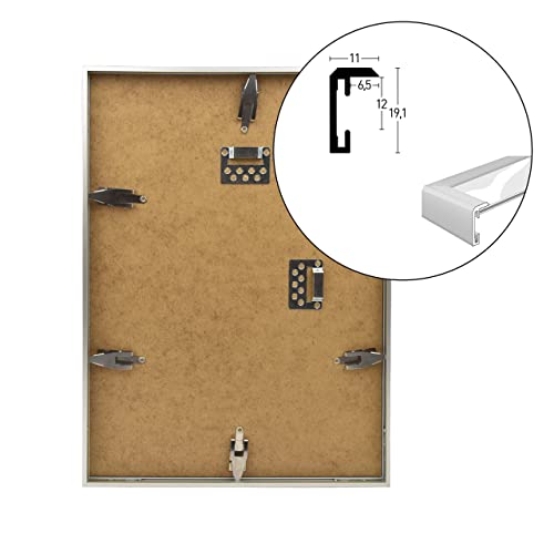 DEHA Design Ramka na zdjęcia Boston, 30x40 cm, Kontrastowy szary - obrazek 5