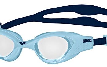 Arena Uniseks - Dzieci The One Okulary do Pływania, Niebieski (Clear-Cyan-Blue)