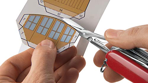 Victorinox 25221S63 Evolution Wood S557 scyzoryk szwajcarski armia wielofunkcyjna, 19 funkcji, ostrze, ergonomiczne wagi, drewno, średnia/50 mm - obrazek 4