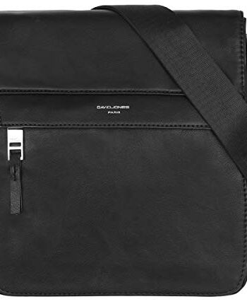 David jones - Mężczyzn Torba na Ramię - Męska Listonoszka Skórzana PU