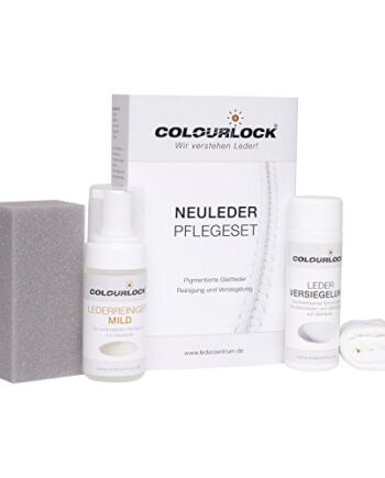 COLOURLOCK Neuleder zestaw do pielęgnacji Mild z powłoką do skóry 150 ml i środkiem do czyszczenia skóry Mild 125 ml