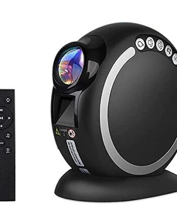 Dasing Projektor LED Galaxis, projektor gwiazd z mgłą, zasilanie bateryjne 2400 mAh, timer, zdalna obsługa i