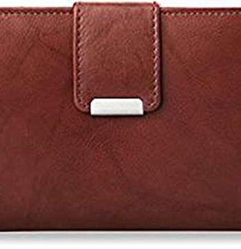 praktyczny damski – portfel skórzany – portfel (brązowy)
