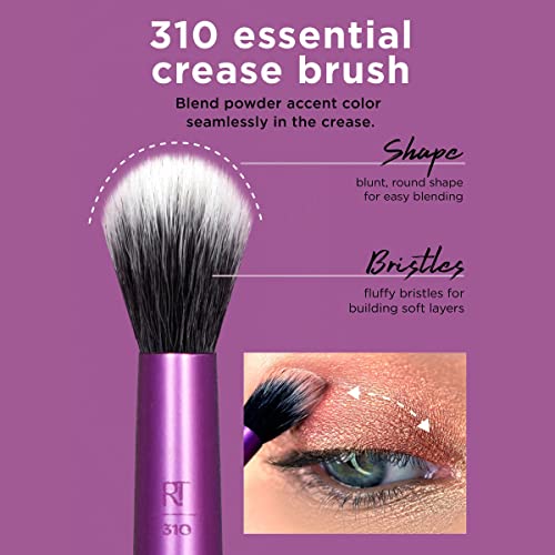 Real Techniques Everyday Eye Essentials Zestaw Pędzli do Makijażu, Fio - obrazek 12