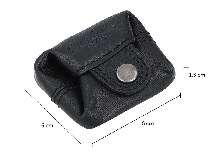 Gusti Linus portfel damski skórzany - Kompaktowy mini portfel vintage - obrazek 3