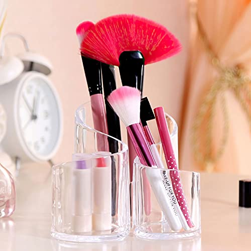 CINEEN organizer na kosmetyki z akrylu – organizer na kosmetyki, pojemnik na przybory do makijażu i kosmetyki - obrazek 5