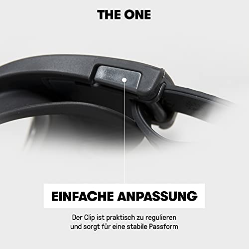 Arena Uniseks The One Okulary do Pływania, Czarny/Szary, Rozmiar Uniwe - obrazek 3