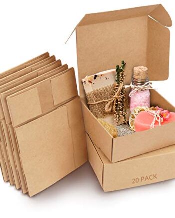 Kurtzy Brązowe Pudełka Prezentowe (20 Sztuk) - Wymiary Pudełka 12 x 12