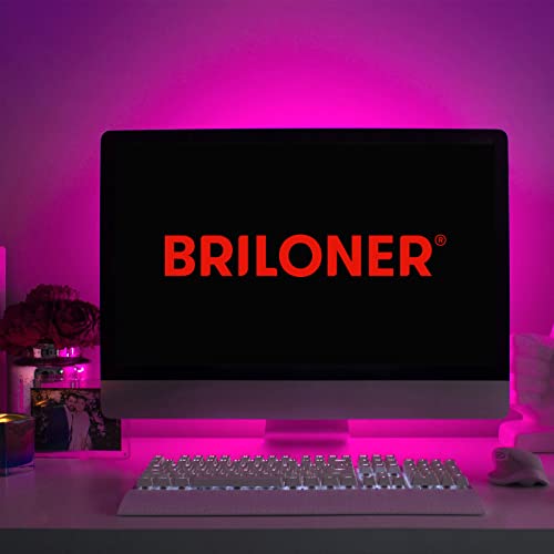 BRILONER - RGB LED Strip 5m, oświetlenie taśmowe LED, zmiana kolorów, łańcuch świetlny, pilot, taśma LED, pasek LED, listwa LED - obrazek 5