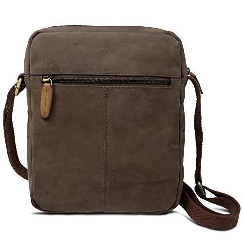 ROYALZ 'Idaho' nowoczesna mała torba na ramię męska skórzana torebka m - obrazek 6