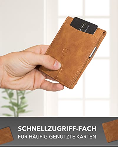 Kronenschein® - Portfel męski z klipsem na pieniądze - portfel RFID - - obrazek 3