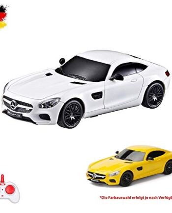 Mercedes Benz AMG GT - 2,4 GHz RC zdalnie sterowany pojazd licencyjny w oryginalnym wzornictwie, skala modelu 1:18, Ready-to--Drive, samochód z pilotem zdalnego sterowania, nowy, oryginalnie zapakowany