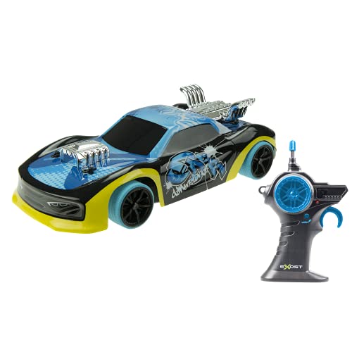 EXOST Samochód zdalnie sterowany - Xmoke 2,4 GHz- Samochód wyścigowy ze zbiornikiem dymu - Zabawka dla dzieci - Od 5 lat